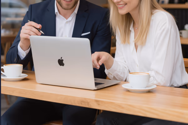Founder reviewing IRS tax forms 1120, 1120-S, and 1065 on a desk with a laptop and calculator