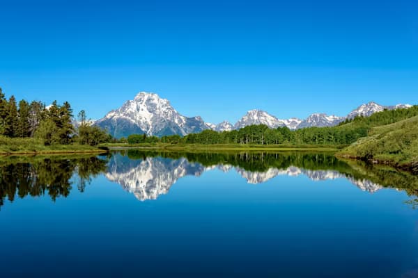Wyoming open landscape with mountain views